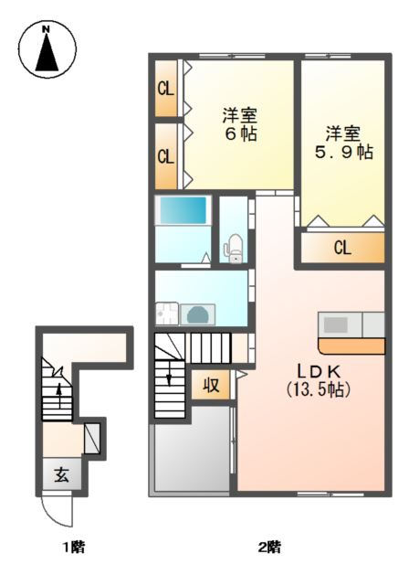 ファミーユコート 間取り