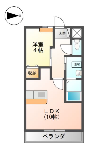 グランチェスタ鷹子 間取り
