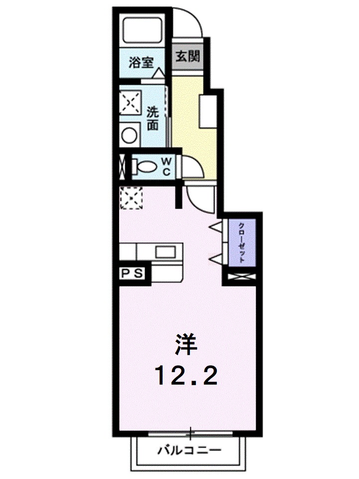 ベル・ジュネス 103号室 間取り