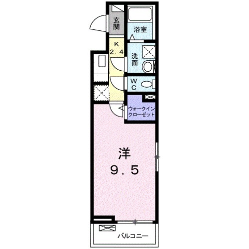ル・ボヌール新居浜 301号室 間取り