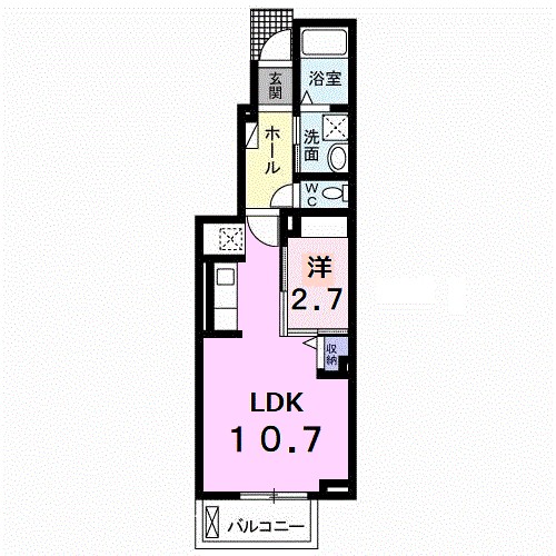 本町ハイツ 102号室 間取り
