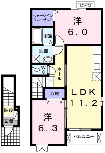 ベアート　サリーナ 203号室 間取り
