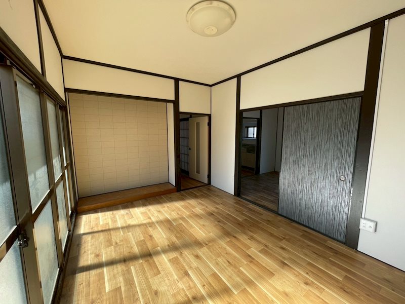 水色の家 リビング