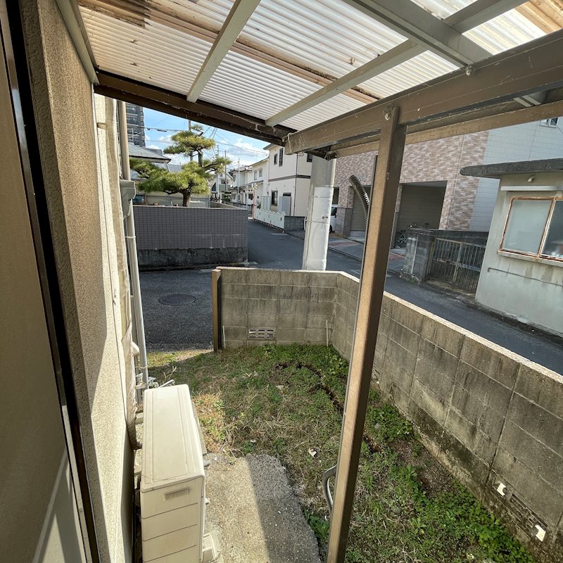 古川西佐伯借家（平屋） ベランダ