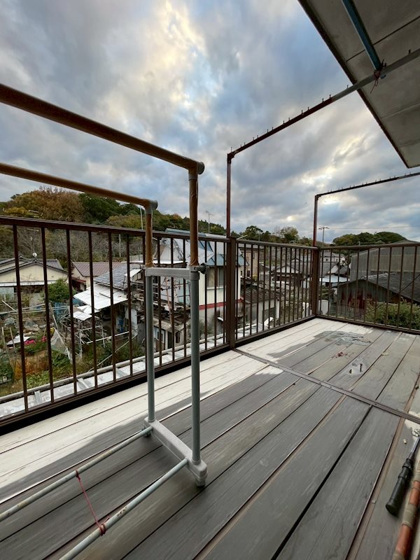 多喜浜4丁目貸家　6DK ベランダ