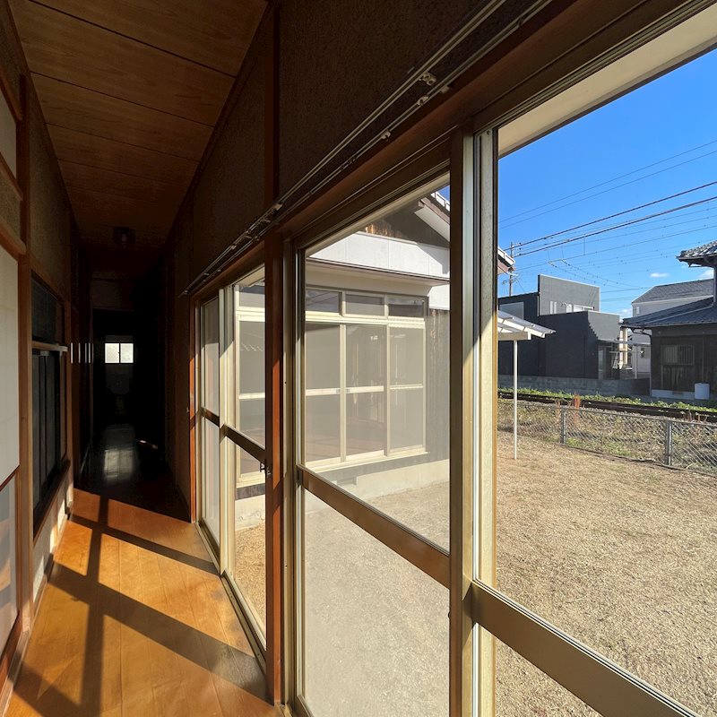 岩田貸家 ベランダ