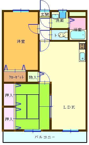 ニューマンション  302号室 間取り
