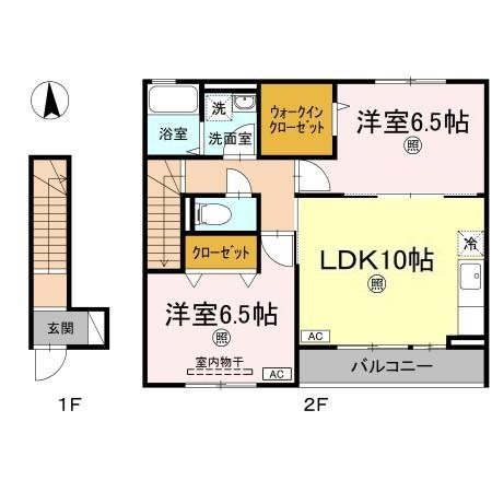 ヴェルドミール 202号室 間取り