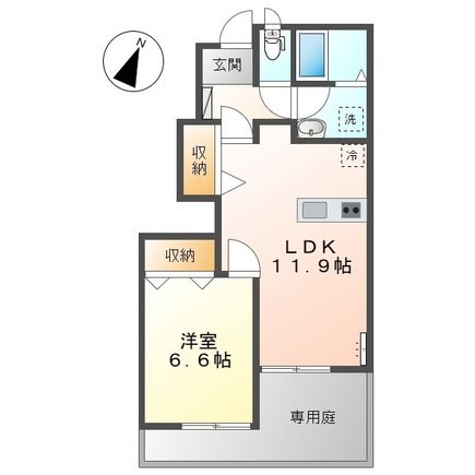 カーサ　ボヌール 103号室 間取り