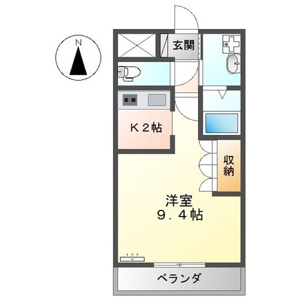 グレイス・ONE 205号室 間取り
