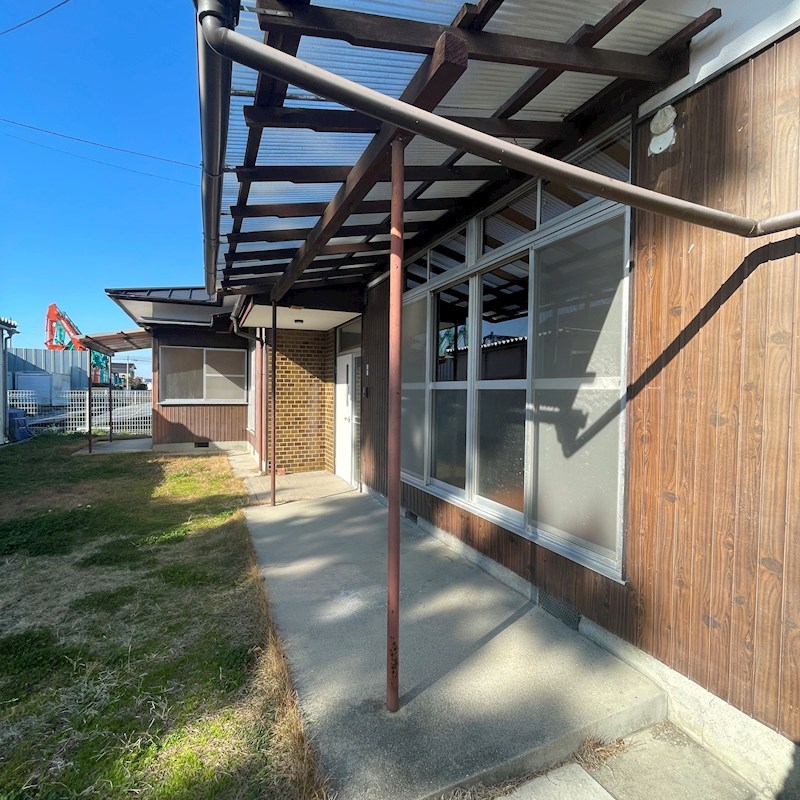 南高井町平屋 ベランダ