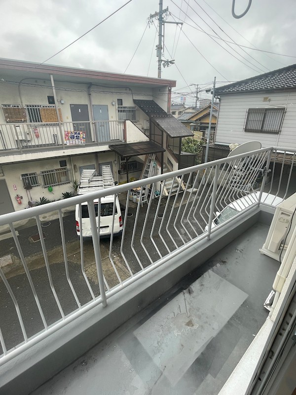 中矢ハイツ ベランダ