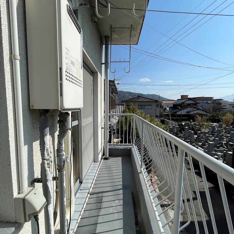 中矢ハイツ ベランダ