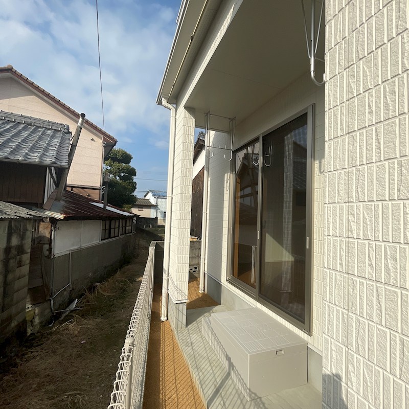 南梅本の家 ベランダ