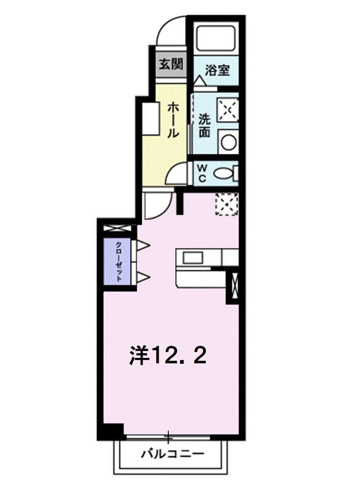 メゾン　ド　ロベリア 103号室 間取り