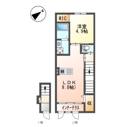 ルミナス立花 間取り