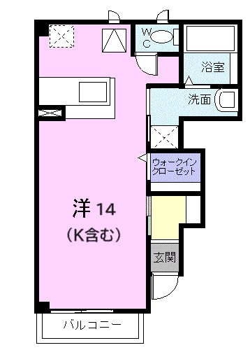 ベル・アルモニーＡ 102号室 間取り