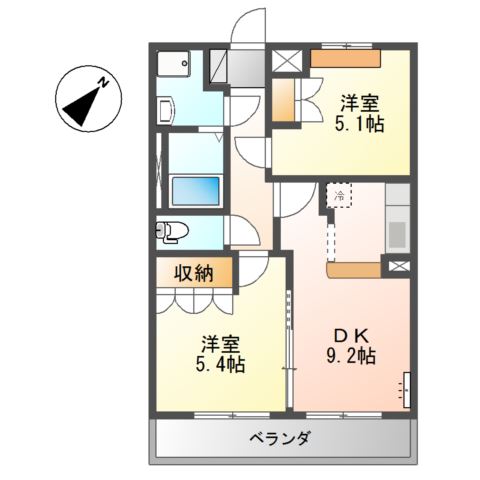 レインボーパレス 間取り