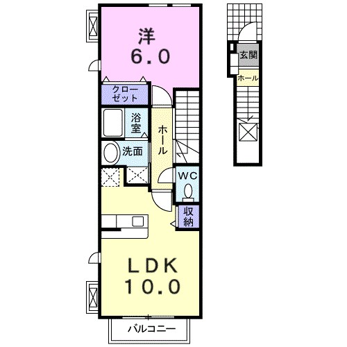 メゾン・ド・フレーシュＡ 203号室 間取り