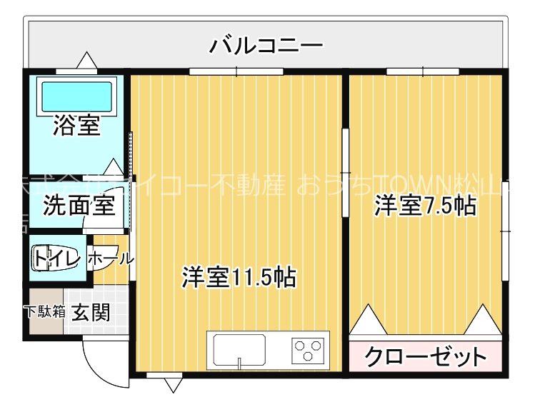 Mマンション 210号室 間取り