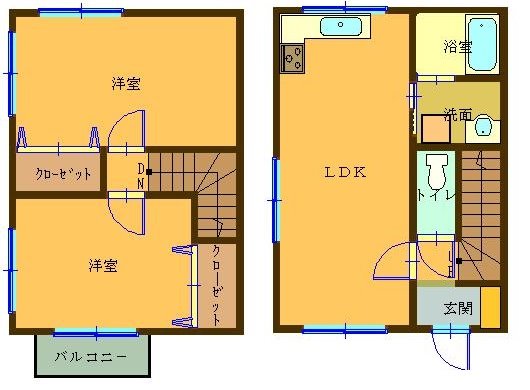 プレジール 間取り図