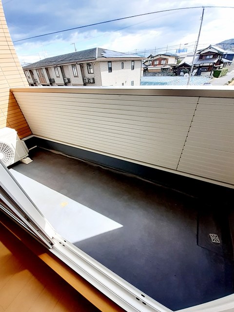 ハピネス　Ｂ ベランダ