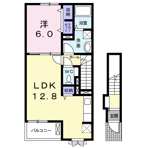 ウインド　フィル 202号室 間取り