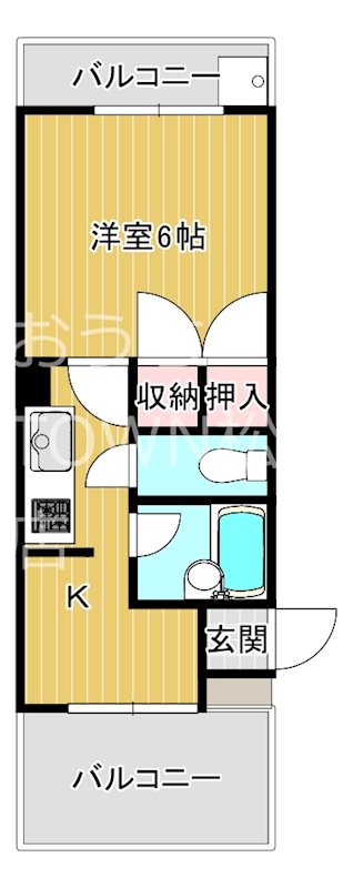 坪田ビル 301号室 間取り