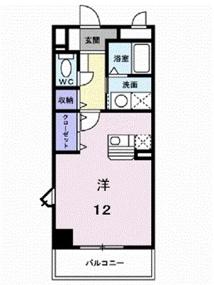 アルカンシエル・オーブ 507号室 間取り