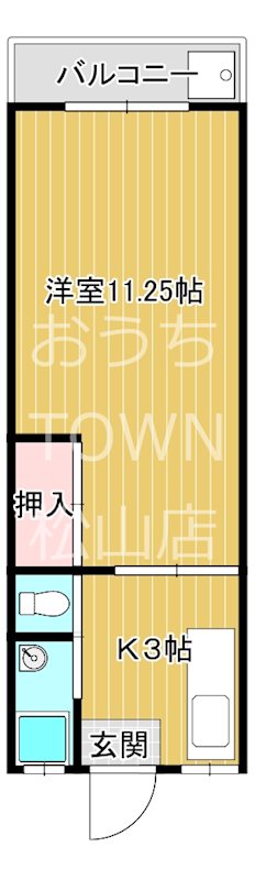 得松第一マンション 503号室 間取り