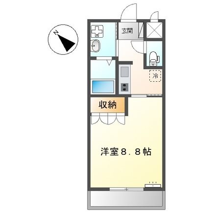 シャインヒルズ豊岡 205号室 間取り