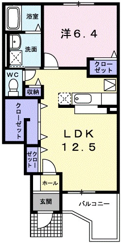 リーガハット２３ 103号室 間取り