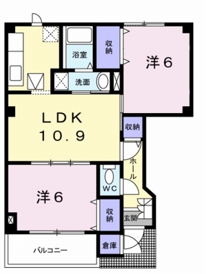 エレガント　レジデンスＢ 103号室 間取り