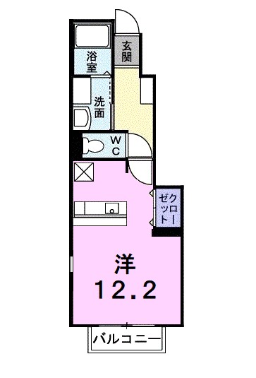 ベル・フィオーレ 106号室 間取り