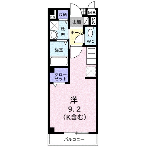 リフティートリウ 205号室 間取り