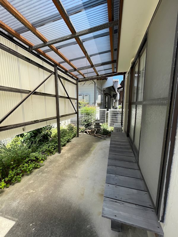 東村借家(藤原) ベランダ