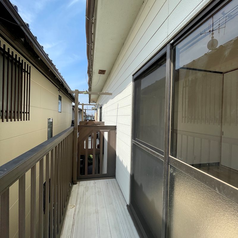 北久米ハイツ ベランダ