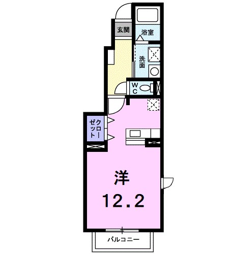 カーサ・アルカンシエルＡ 101号室 間取り