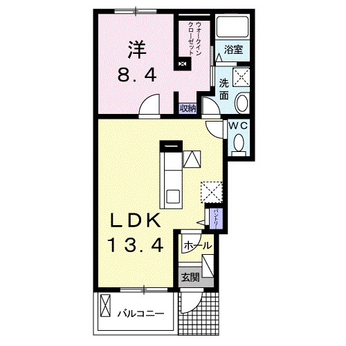 セントラル　ビオーラＡ 103号室 間取り