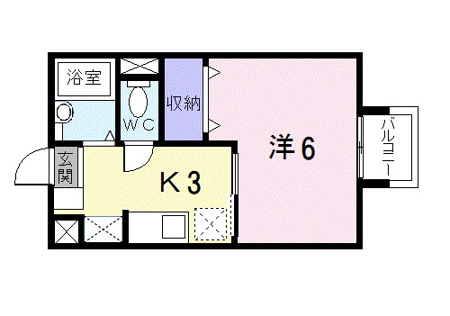 エル・コート　Ⅰ 202号室 間取り