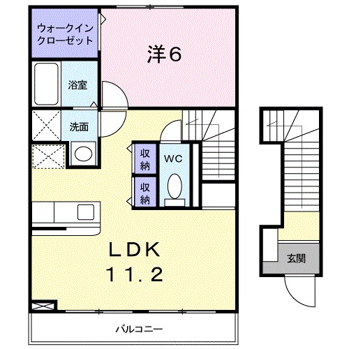 プロムナード本郷 202号室 間取り