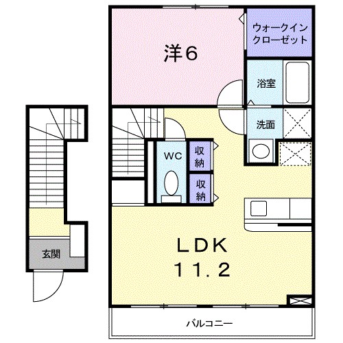 プロムナード本郷 203号室 間取り