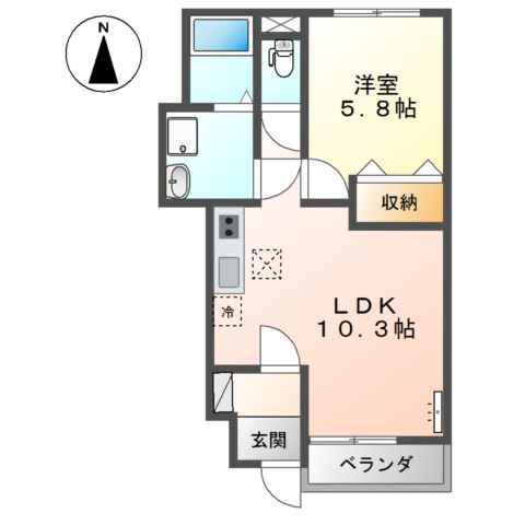 ロイヤルハイツおくら 間取り
