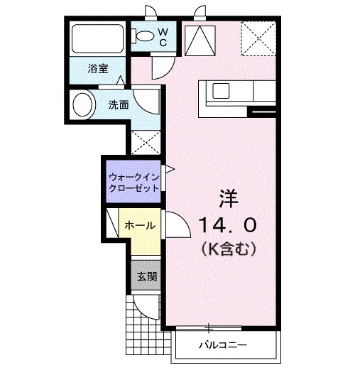 プロムナード本郷 103号室 間取り