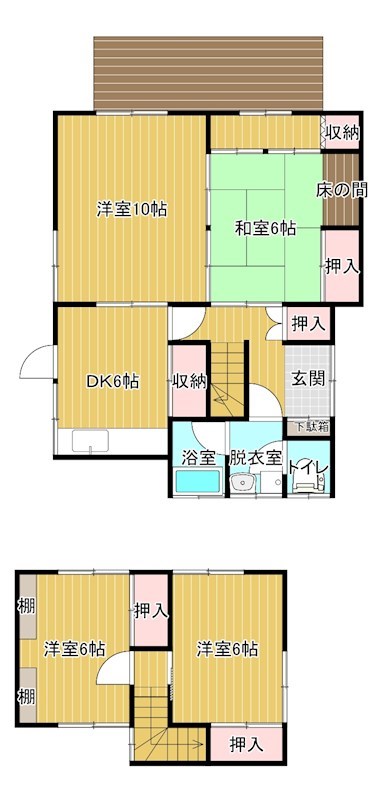 平井町貸家 間取り