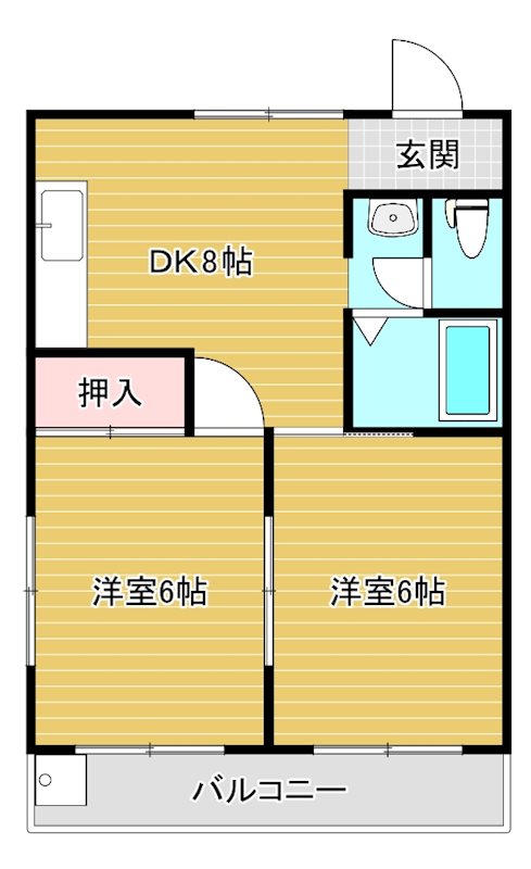 愛和ビル 201号室 間取り