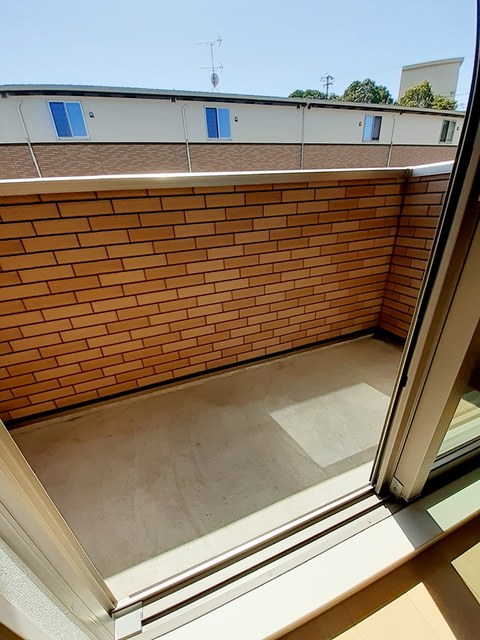 ミルト唐子Ｄ ベランダ