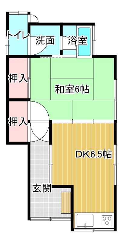吉野棟割1 間取り