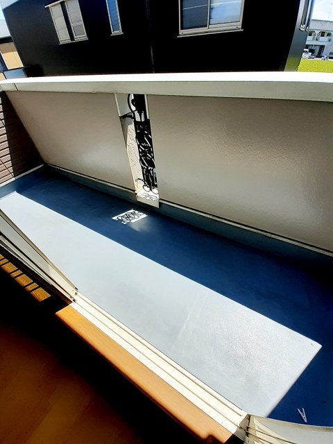 シャン　ド　フルール ベランダ