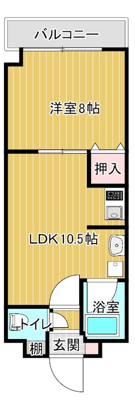 メゾンプリムラ 306号室 間取り